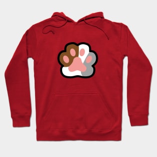 Funny Colorful Cat Foot Hoodie